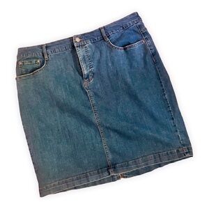 Blue Jean Skirt by Charter Club